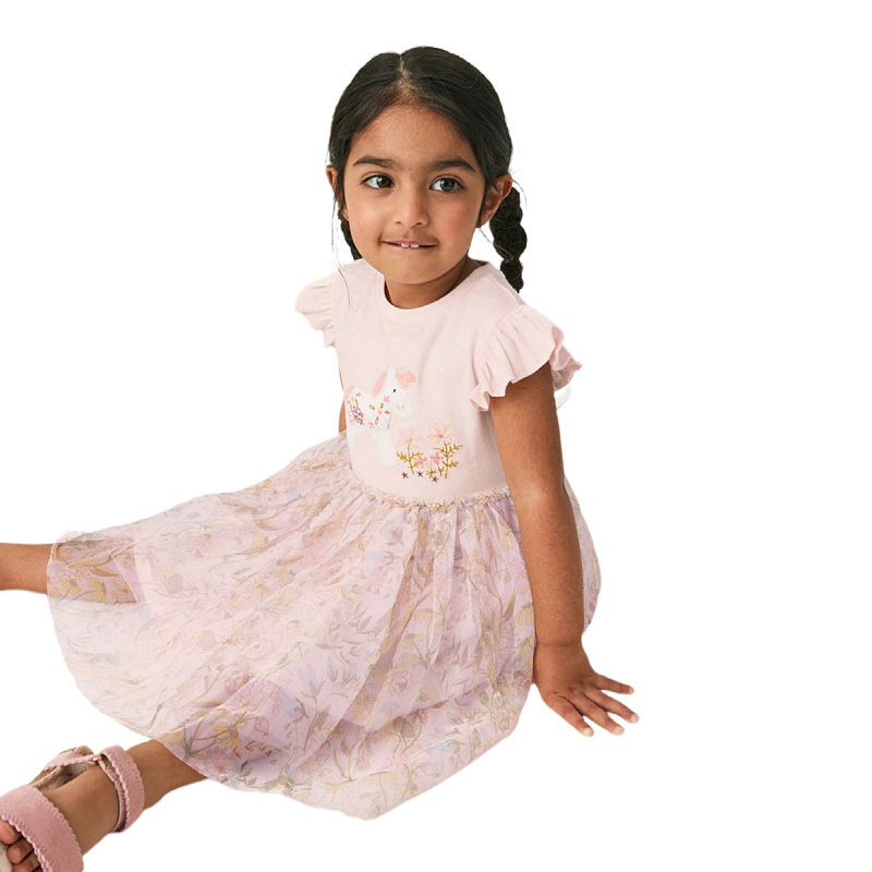 女童连衣裙夏装2025新款童装女孩公主裙儿童夏款裙子分销代发
