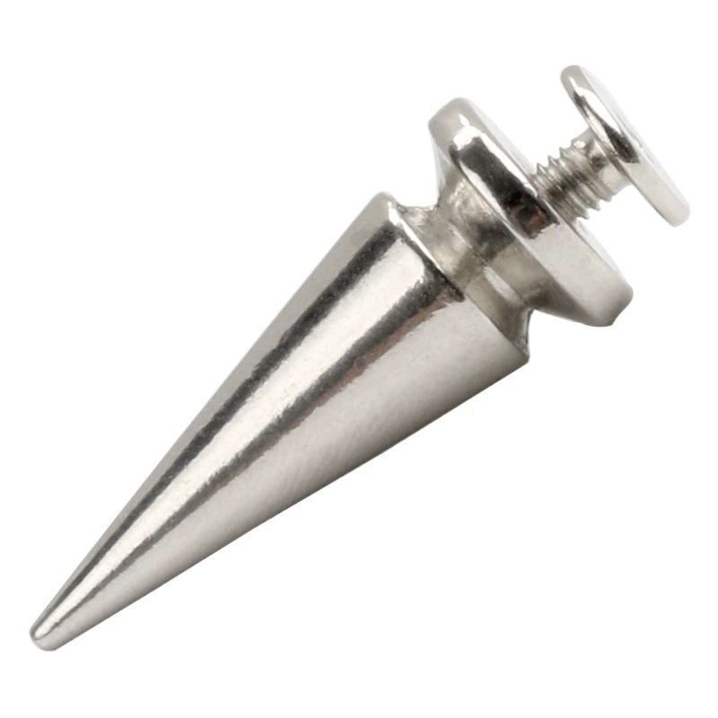 Аксессуары в стиле панк, аксессуары из сплава с заклепками, золотые конические гвозди, рога дьявола, готические пули, заклепки в стиле панк