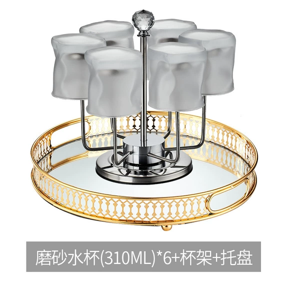 Matte glass holder, 310 ml, mirror effect