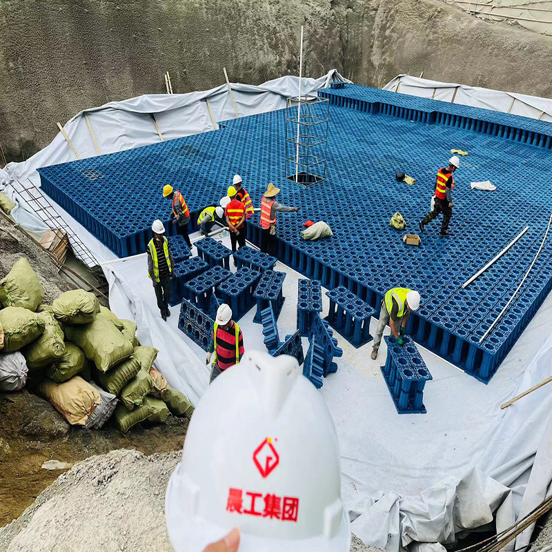 深圳雨水收集系统调蓄池设计施工pp雨水回收系统蓄水模块蓄水系统