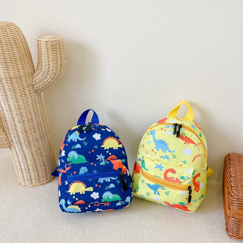 Summer children's bag, cartoon dinosaur, children's backpack for kindergarten, wholesale, 2023, oxford cloth