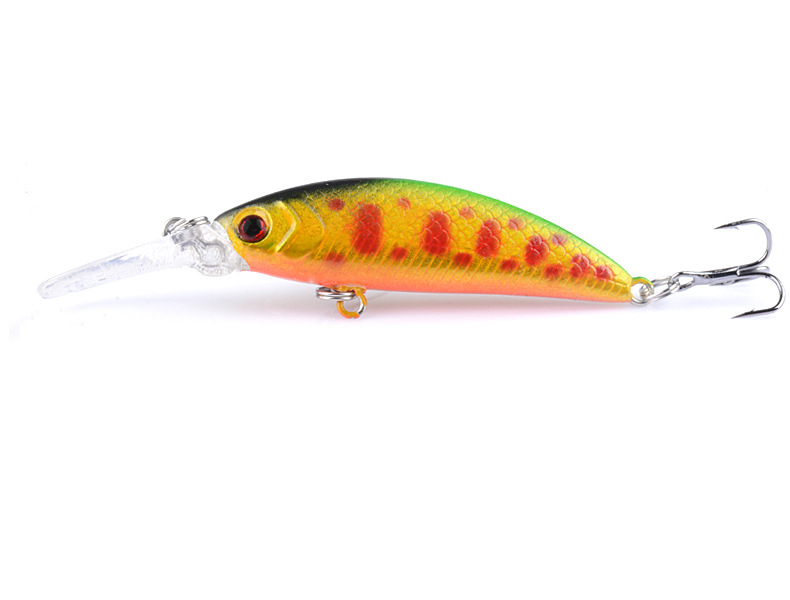 Small Minnow Fishing Lures Hard Plastic Baits Fresh Water Bass Swimbait Tackle Gear