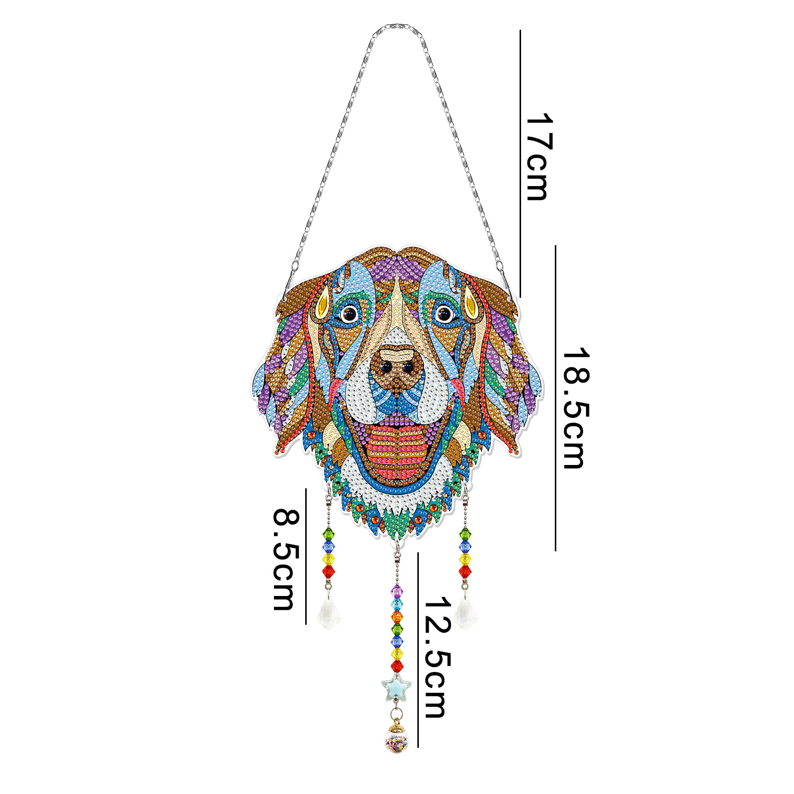 Accesorios para pintura de diamantes, adornos colgantes DIY, bordados de diamantes de imitación hechos a mano, cuadros colgantes de PVC, pinturas decorativas con cuentas, disponibles para distribución y venta al por mayor.