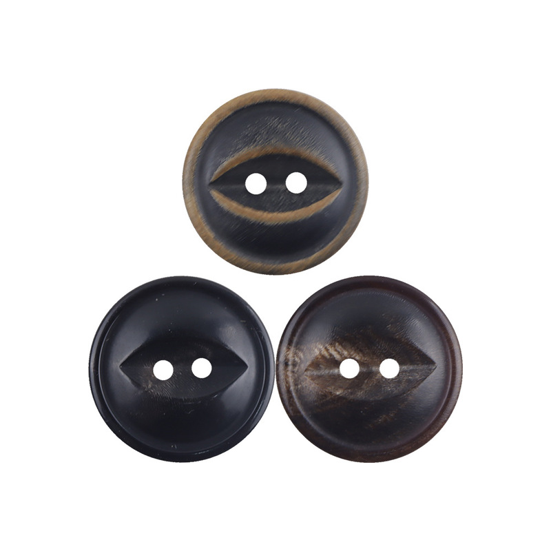 Sweater Shirt Black Buffalo Horn Material Buttons Cat's Eye Two Fish Eye Buttons Brown Black Fire Vintage Buttons Sweater Shirt Black Buffalo Horn Material Buttons Cat's Eye Two Fish Eye Buttons Brown Black Fire Vintage Buttons