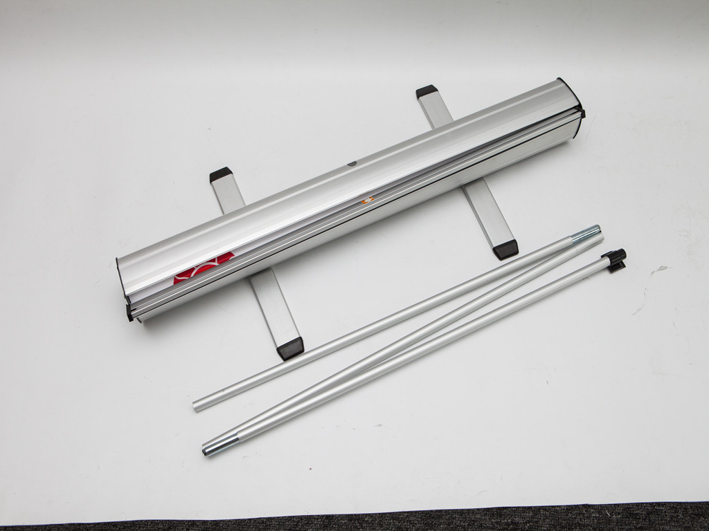 加强型铝合金易拉宝 展架 广告海报架 X架制作80x200cm 门型展架