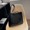 Retro fashionable summer capacious one-shoulder bag, 2023 collection