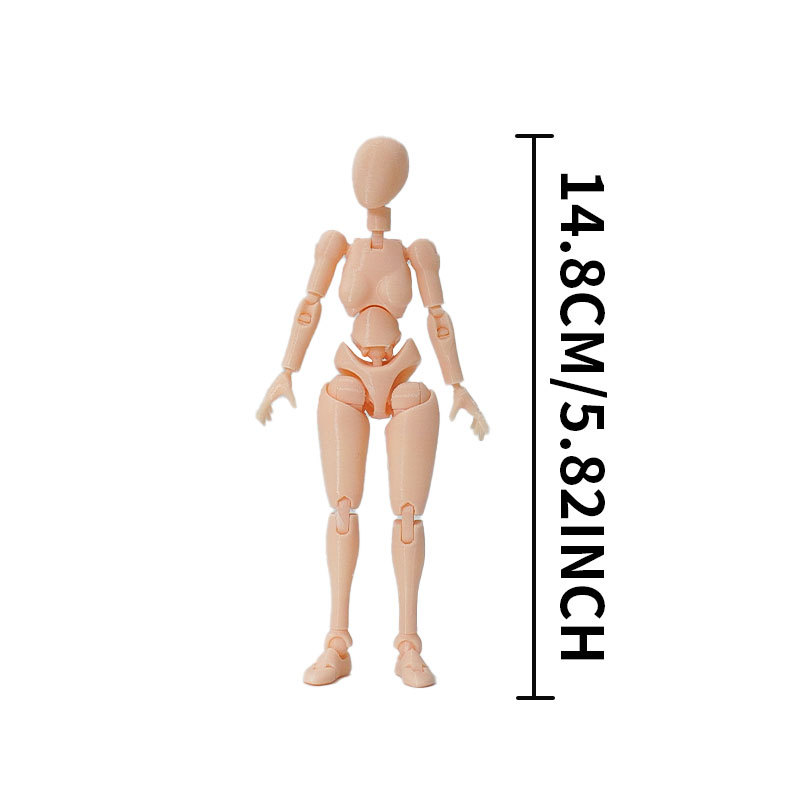 피부색 여성 바디(교체용 손 포함)