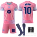 No. 10 messi wears socks + protective gear