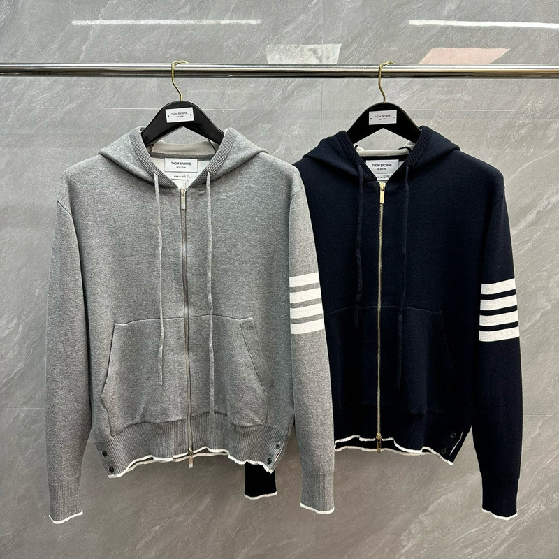 Factory Direct TB 2024 Autumn New Submarine Graphic Hoodie Men's and Women's Loose Zipper Hooded Cardigan Jacket