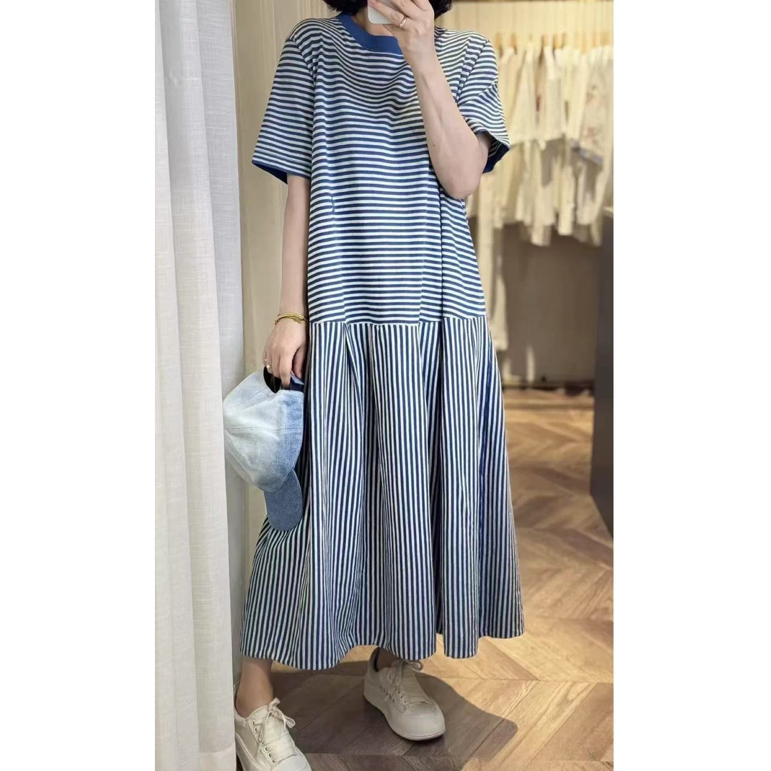 E-61251#悦己 新款净版连衣裙气质针织时尚休闲女士夏季百搭显瘦