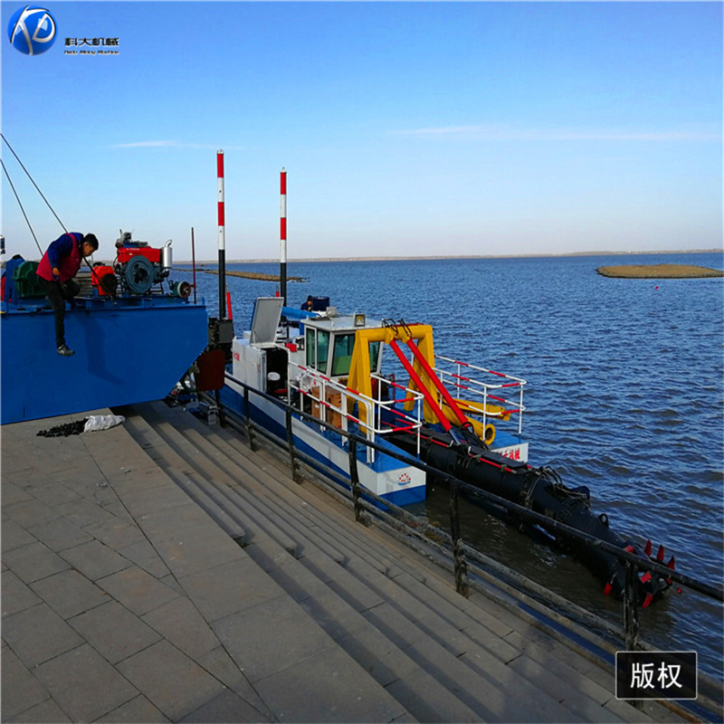 安徽合肥绞吸挖泥船配置 挖沙疏浚铰刀清淤船 河道清淤船高效