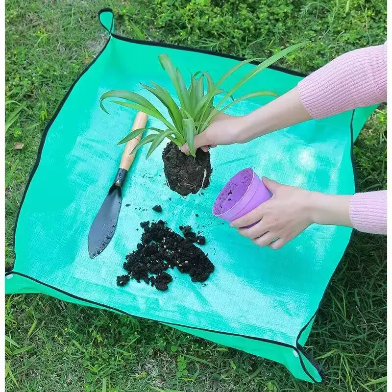 批发跨境园艺地垫防水加厚多肉换盆种植操作花垫子换土垫pe