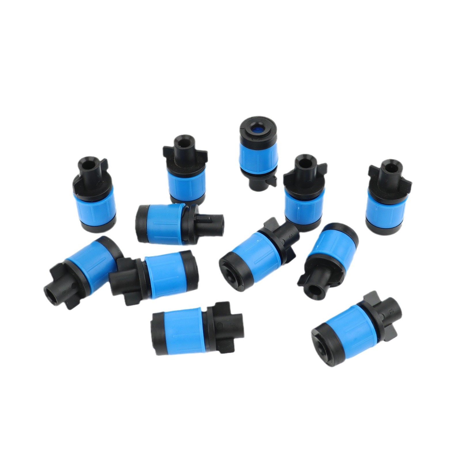 360 grados goteo horticultura árboles frutales agua automática de riego de flores de fuente de primavera de cabeza grande ajustable