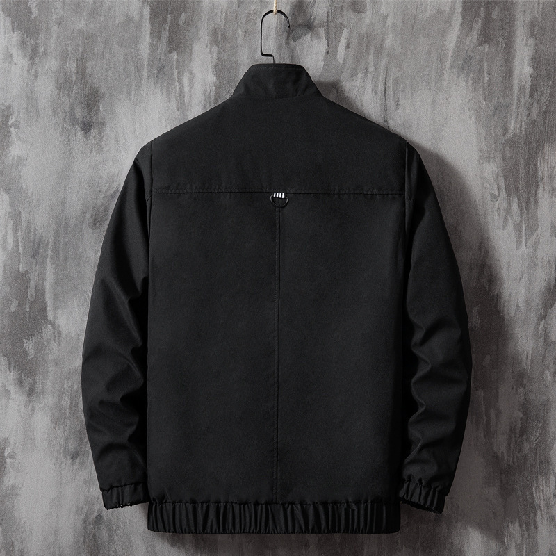 Primavera y otoño de hombre chaqueta grande suelta transfronteriza chaqueta casual transfronteriza chaqueta de color sólido fabricantes de suministro Amazon