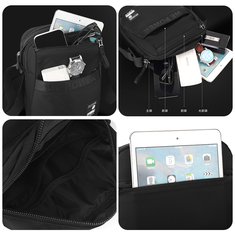 WEPOWER nuevo estilo de moda moda moda bolsa de hombro de hombre bolsa de negocios de viaje al aire libre casual