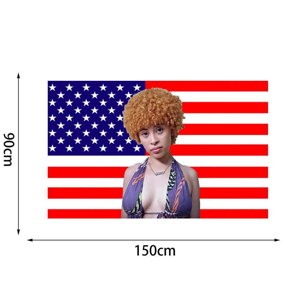 Флаг Ice Spice 3x5ft флаг Ice Spice фоновое украшение комнаты TEMU кроссбордер тот же флаг