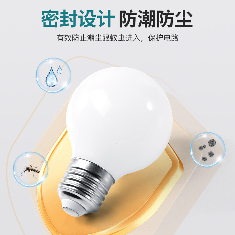 Bombilla LED de vidrio E27 con rosca, bombilla de ahorro de energía Dragon Ball para tienda de ropa, estudio fotográfico, tocador, luz blanca cálida, luz de relleno.