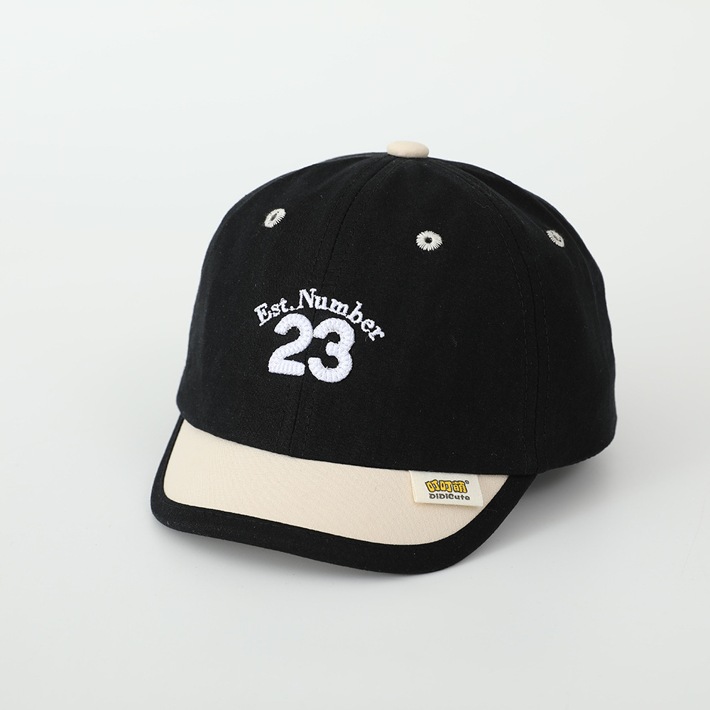 Sombreros digitales para bebés primavera y otoño sombreros para niños niñas sombreros de béisbol de colores sombreros cortos de lengüeta