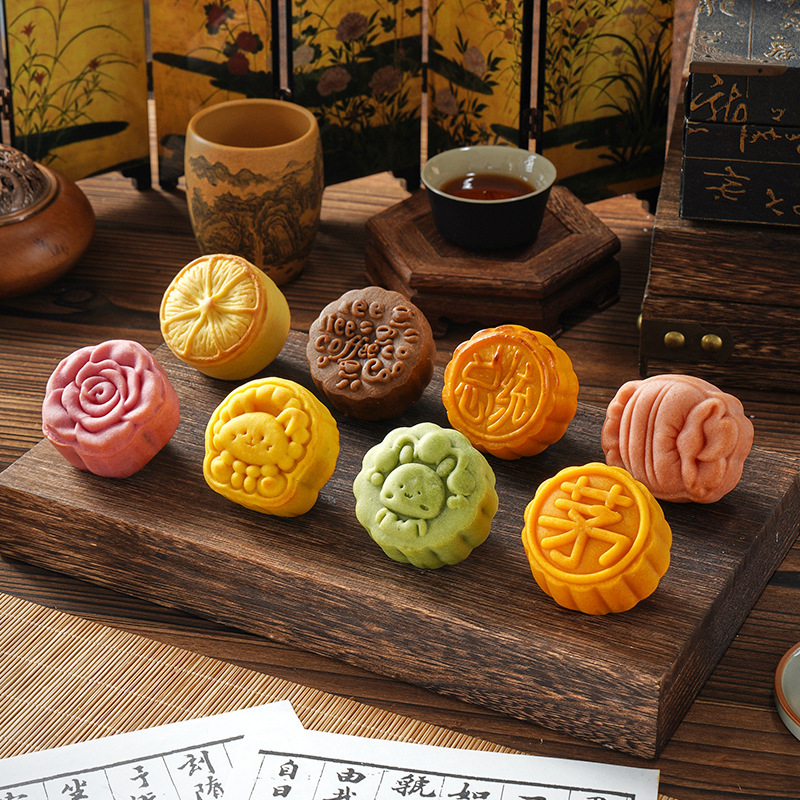 香港式流心乳黄月餅伝統菓子卸売り中秋月餅会社共同購入燕窩月餅メーカー直販|undefined