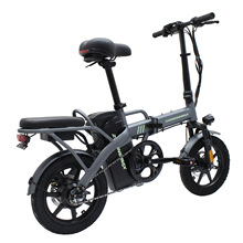 工厂定制14寸折叠电动助力自行车小型迷你电动代步车成人代驾车