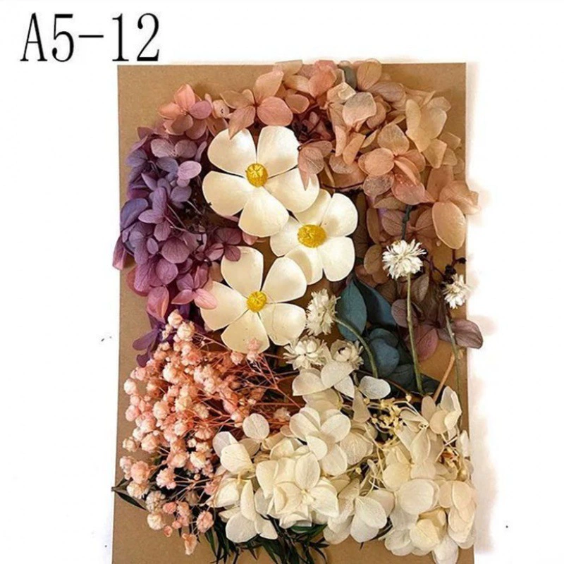 Materials set, postcard flower-shaped, handmade, bouquet, wholesale