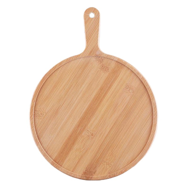 Bandeja de queso transfronteriza Hornear pan comida tablero de pizza de madera bandeja de bambú madera tabla de quesos para niños tabla de quesos