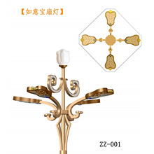 7/8/9/10米多头防水中华灯玉兰灯景观灯广场灯户外灯道路灯厂家