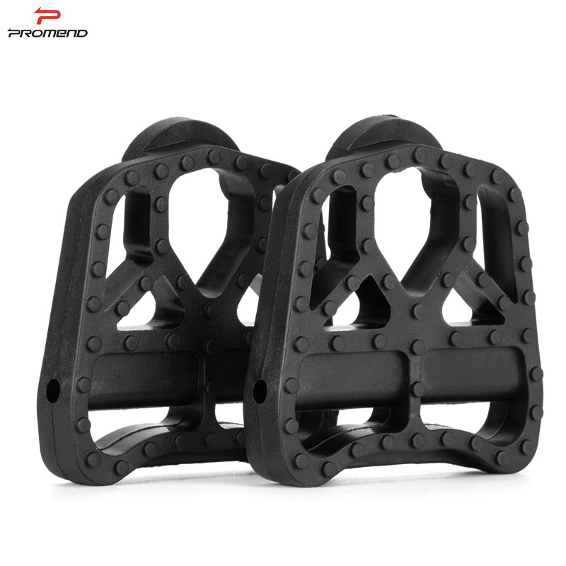 Bicycle Pedal Road Mountain Locking Pedal Conversion Plate Nylon Plastic Self-locking Pedal Flat Pedal Plate Cycling Accessories