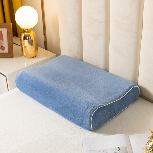 Milk Velvet Latex Pillowcase Single 60x40 Adult Memory Pillowcase Warm Autumn and Winter Pillowcase Small 30x50