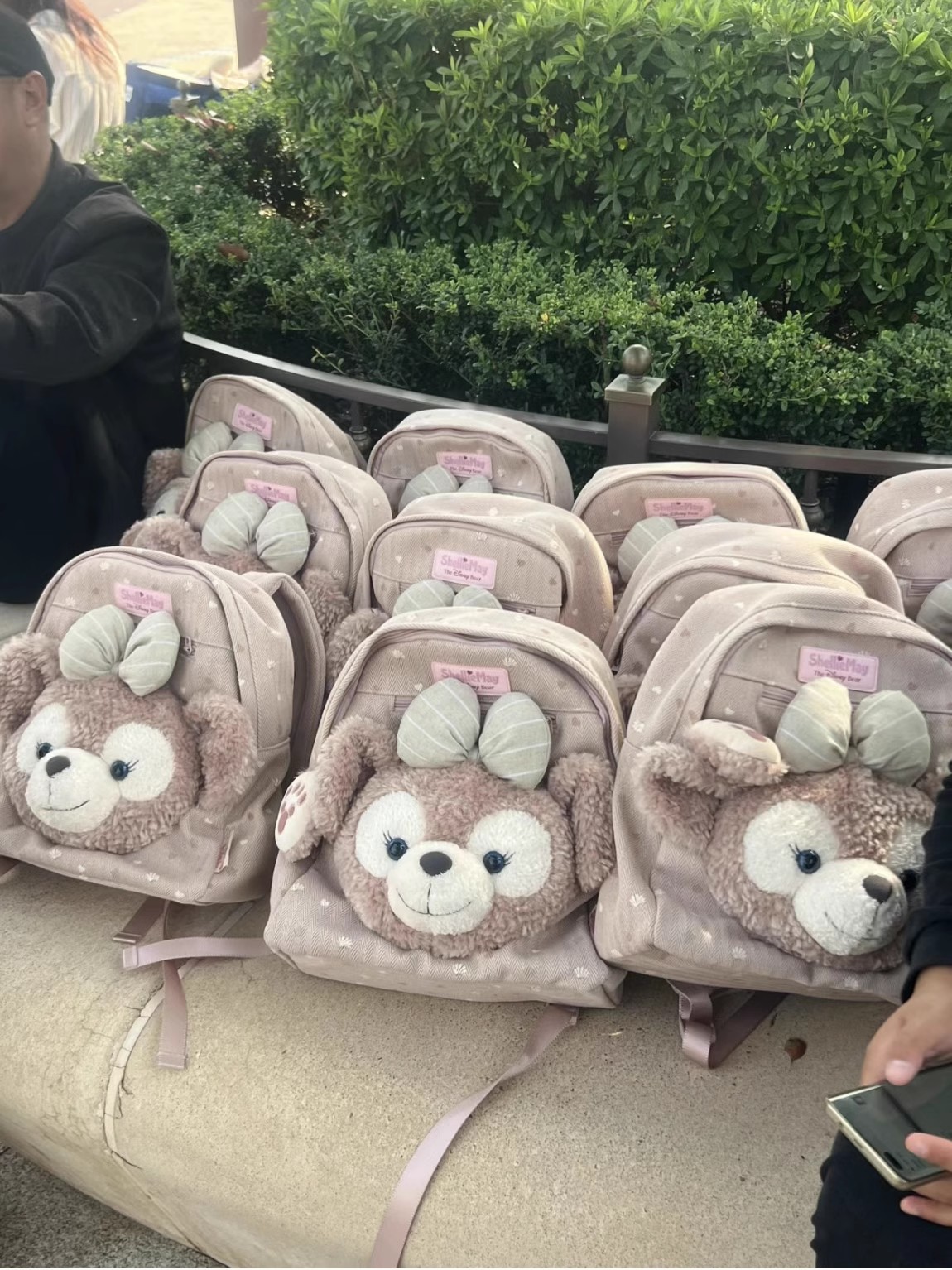 Shirley Rose Plush Backpack - Image 6