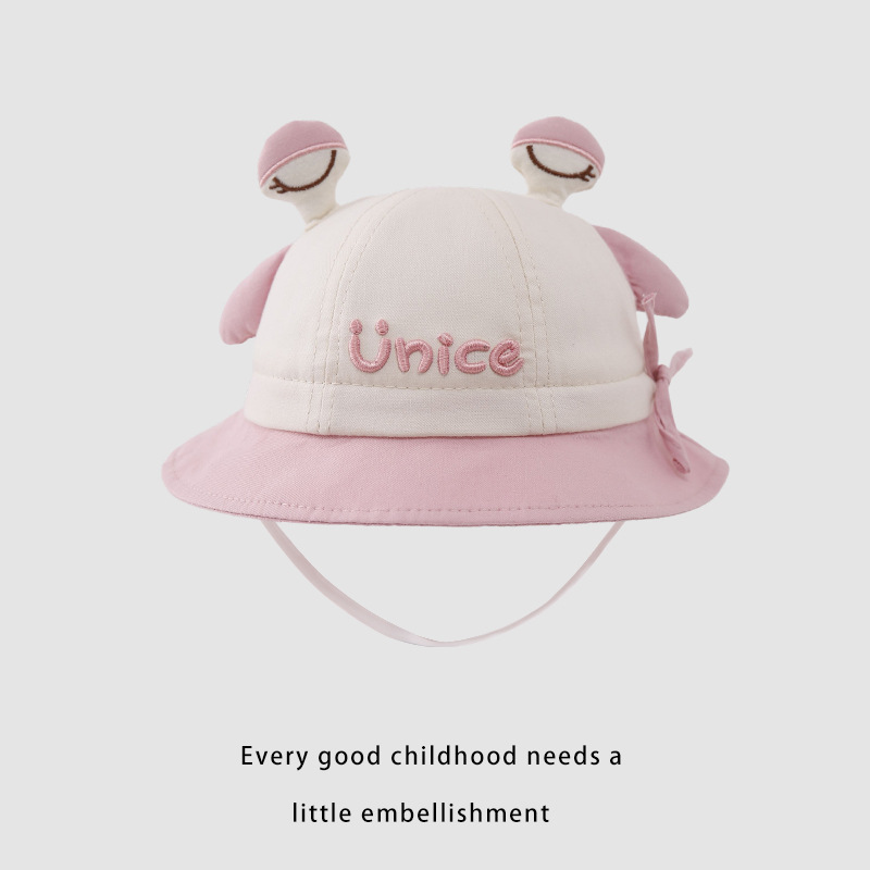 Sombrero para bebés primavera delgada sombrero solar para bebés primavera y otoño niños niñas lindos super bonitos sombreros de pescador