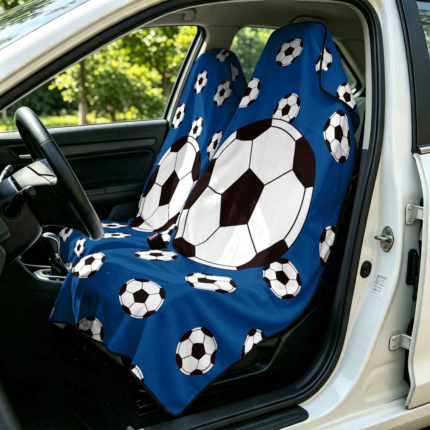 2-piece dual-use car seat cover, ultra-fine fiber, can be used as a beach towel, printed car protective seat cover 13