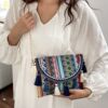 Retro summer ethnic one-shoulder bag, shoulder bag, 2023, ethnic style, wholesale