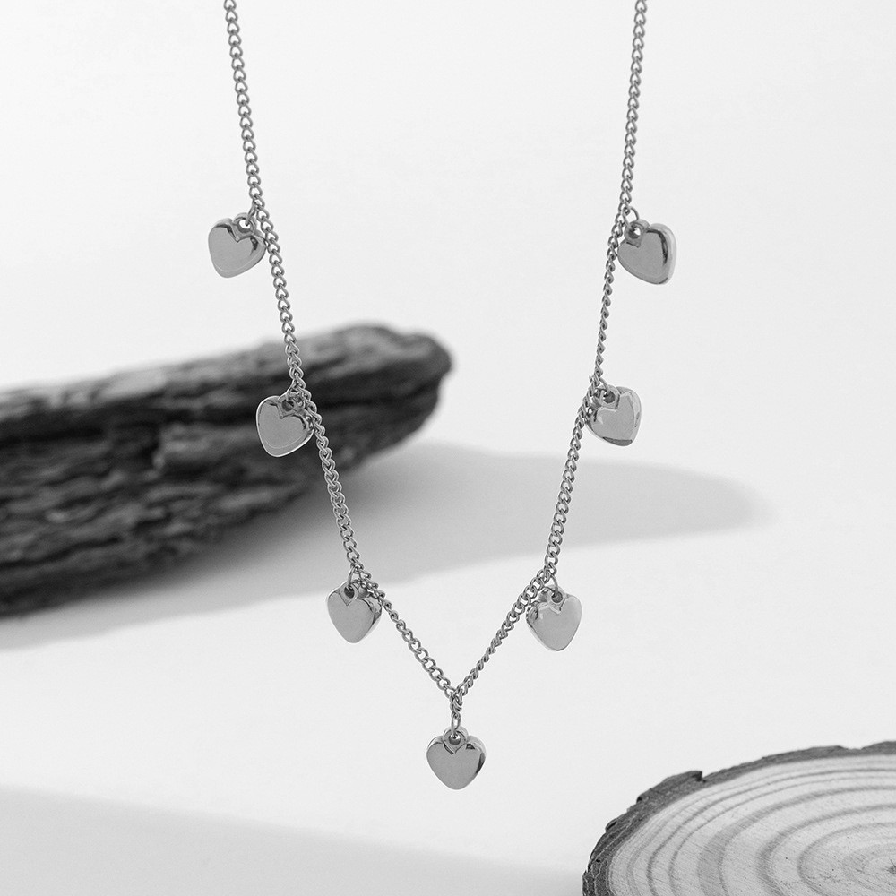 Pulsera de Acero de Titanio de Dongguan, Estilo Europeo y Americano, Diseño de Doble Cadena con Cuchillas, Exagerada, Hip-Hop, para Otoño e Invierno, No se Destiñe, para Mujer