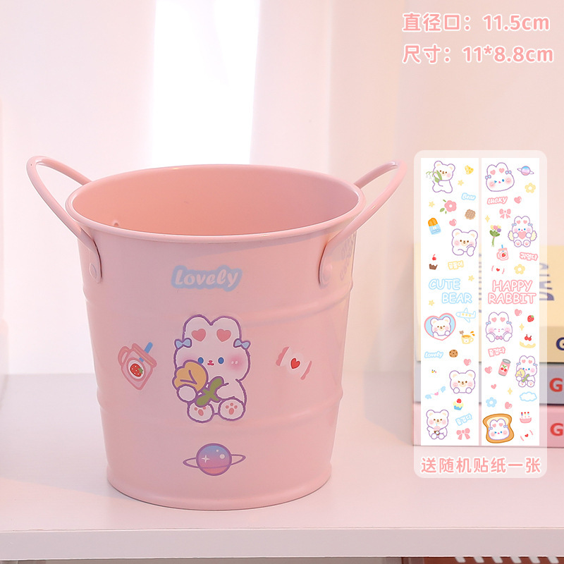 Titular de la pluma creativa DIY escritorio caja de almacenamiento chica corazón niños chica estudiante de gran capacidad simple titular de la pluma al por mayor