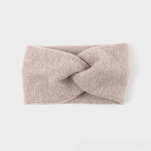 Face Wash Hair Band Female Influencer Autumn Winter Outdoor Simple Hair Tie Headwear Woolen Hair Band Korean Wide Postpartum Head Scarf