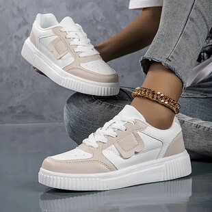 Cross-border plus size New Breathable Lightweight Casual All-match Sportswear Campus Men's and Women's Small Fashionable White Shoes