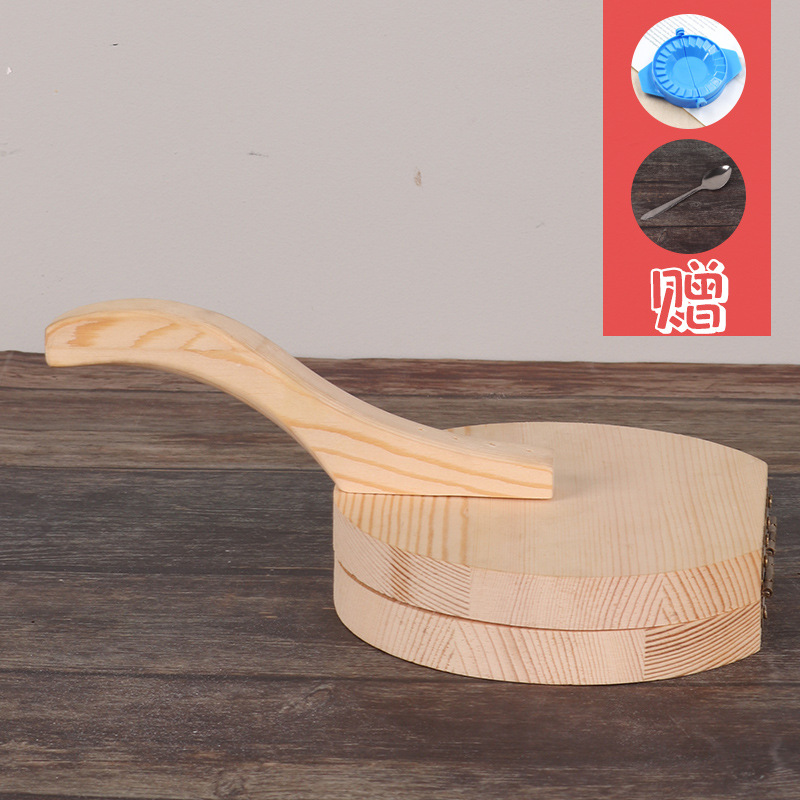 Dumpling piel presionando máquina madera maciza dumpling piel tablero hogar manual dumpling piel molde Rolling cuero madera dumpling piel presionando tablero