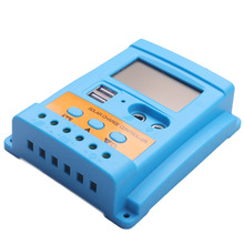 30A控制器PWM铅酸电池MPPT智能路灯照明12V/24V太阳能控制器