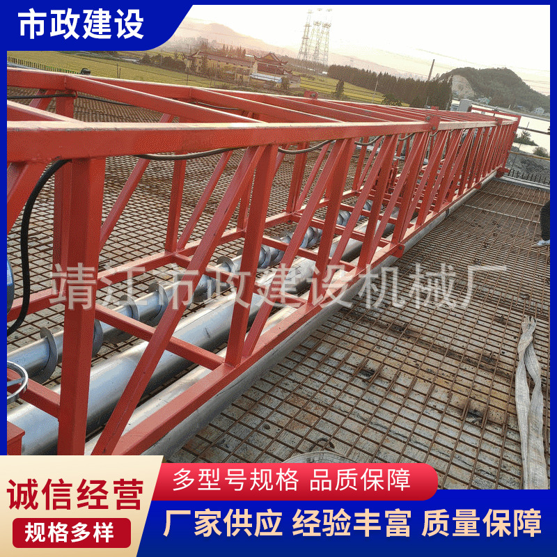 悬架式滚筒提浆整平机 混凝土框架式铝合金振动梁 可拆卸整平机