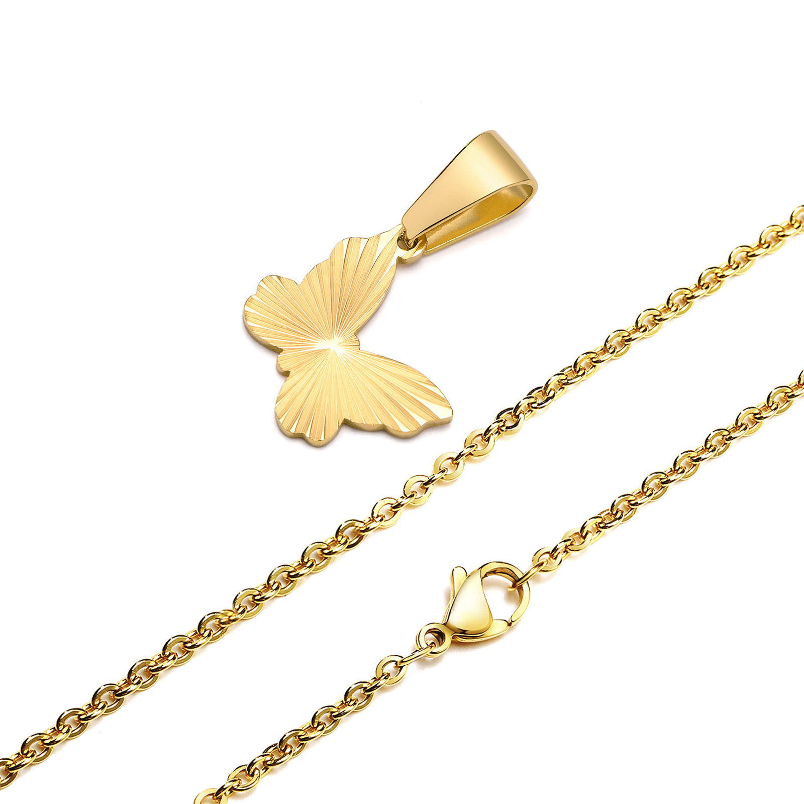 Simple Style Star Stainless Steel Plating Pendant Necklace 1 Piece