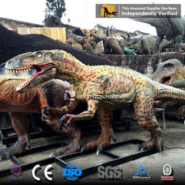 发声电动大恐龙 机器南方猎龙模型仿真动态景区装饰摆件 儿童玩具