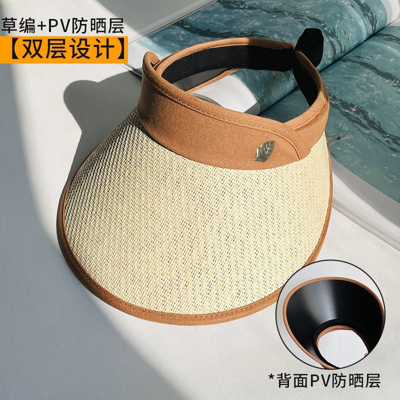 日焼け止め帽子の女性の空の帽子は折り畳み可能な日よけ帽子の夏の紫外線防止の大きいひさしの女性の日よけ帽子の卸売りをカスタマイズします。|undefined