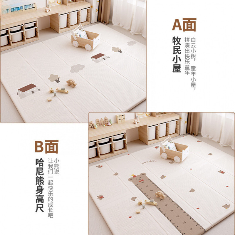 赤ちゃんの爬虫類マットは、赤ちゃんの家庭用の爬虫類マットを厚くして、無味の子供の泡のマットを折り畳む|undefined