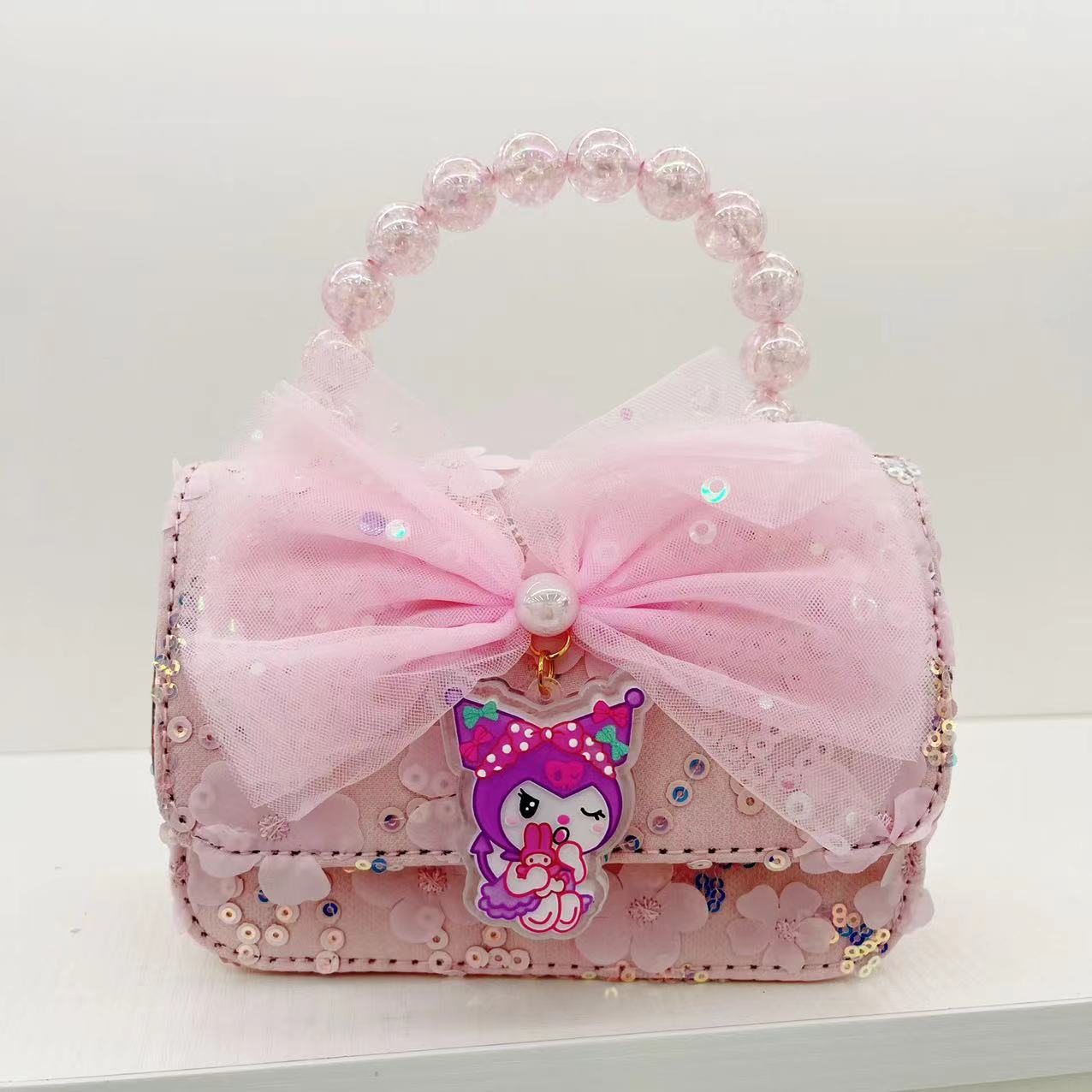 El arco de encaje Aisha bolsa de chicas hadas bolso de cambio de perlas 2025 primavera nuevo arco de rojo en línea bolso de tramo inclinado