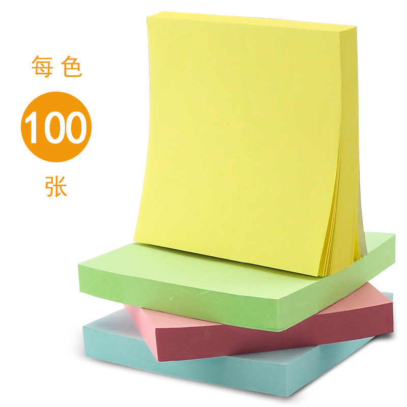 Un corazón de papel de notas pegatinas adhesivas fuertemente creativas cuaderno de notas gran papel de notas puede rasgar al por mayor fácil de hacer pegatinas image 3