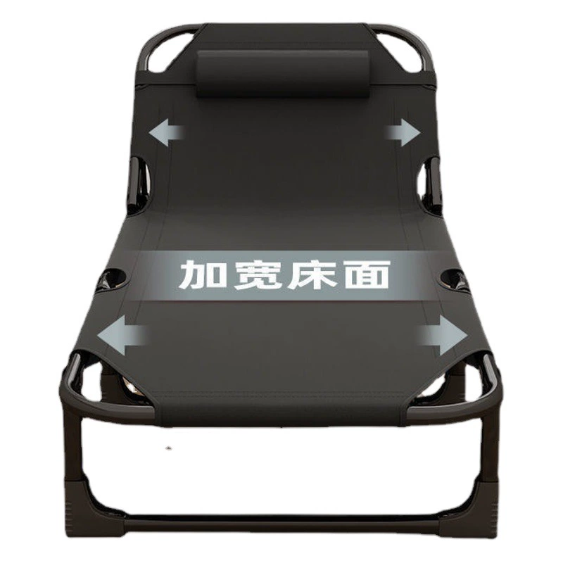 Раскладная кровать Односпальная кровать Nap Расширенная Простая кровать Nap Сопровождение Портативная многофункциональная походная кровать Офисное кресло