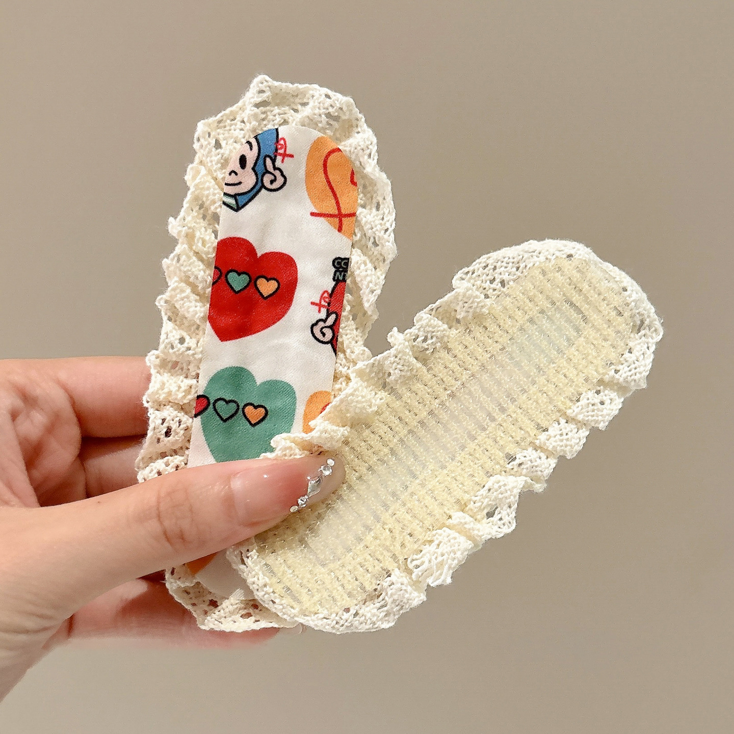 Bebé adornamiento de cabello de encaje dulce fijación de la frente de la niña fijación de cabello de la chica encantadora magia infantil magia