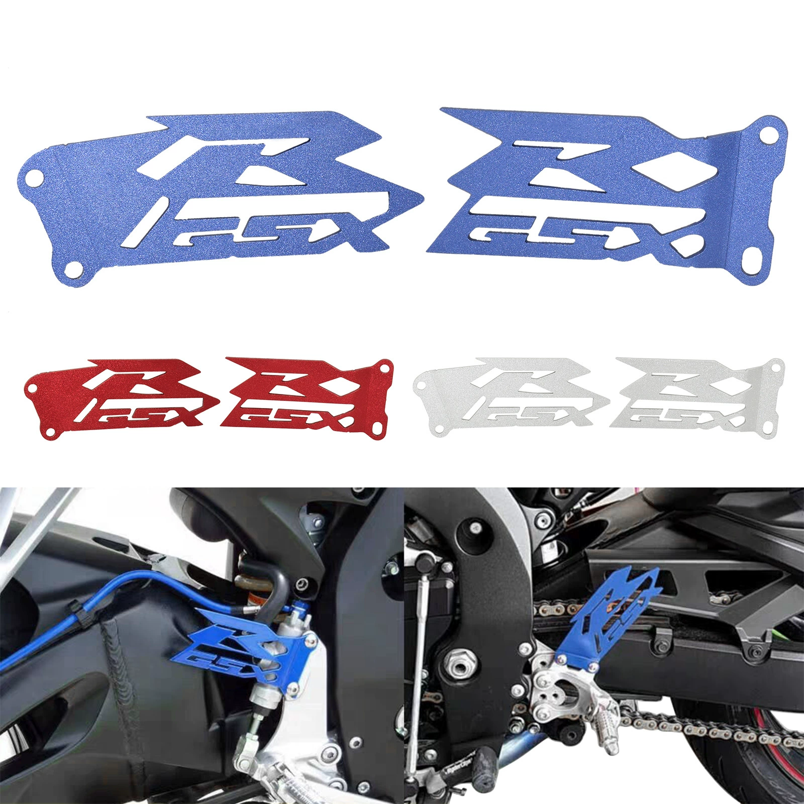 Применимо для Suzuki GSXR GSX-R 600 750 1000 модифицированная передняя ножная защита задняя коромысла декоративная доска