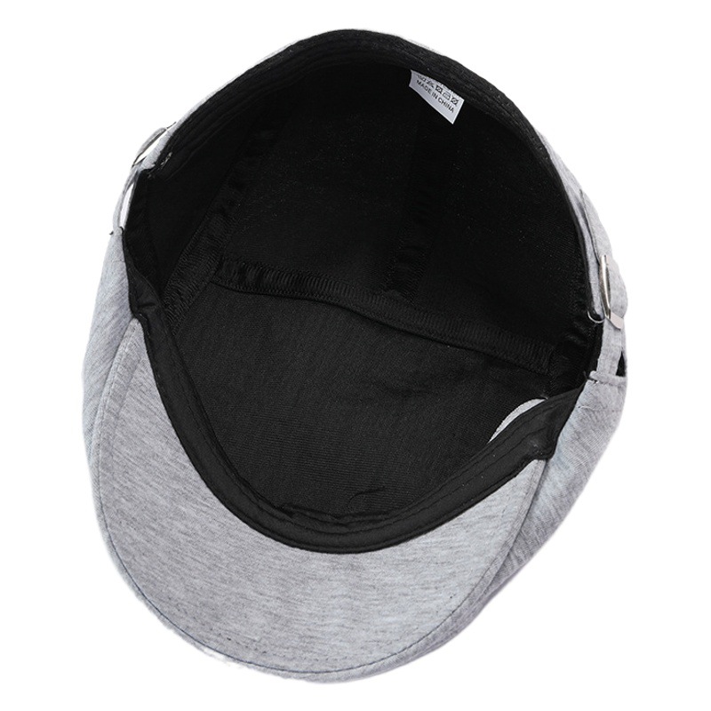 Retro británico boina de los hombres sombrero delantero ocasional artístico color sólido sombrero AliExpress Amazon pintor